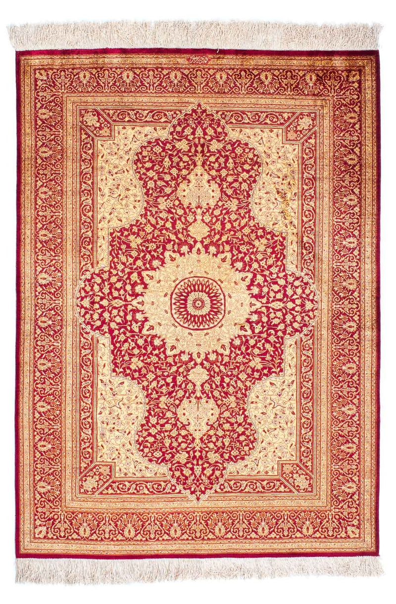 Qom Teppe 147x102cm - Persisk teppe