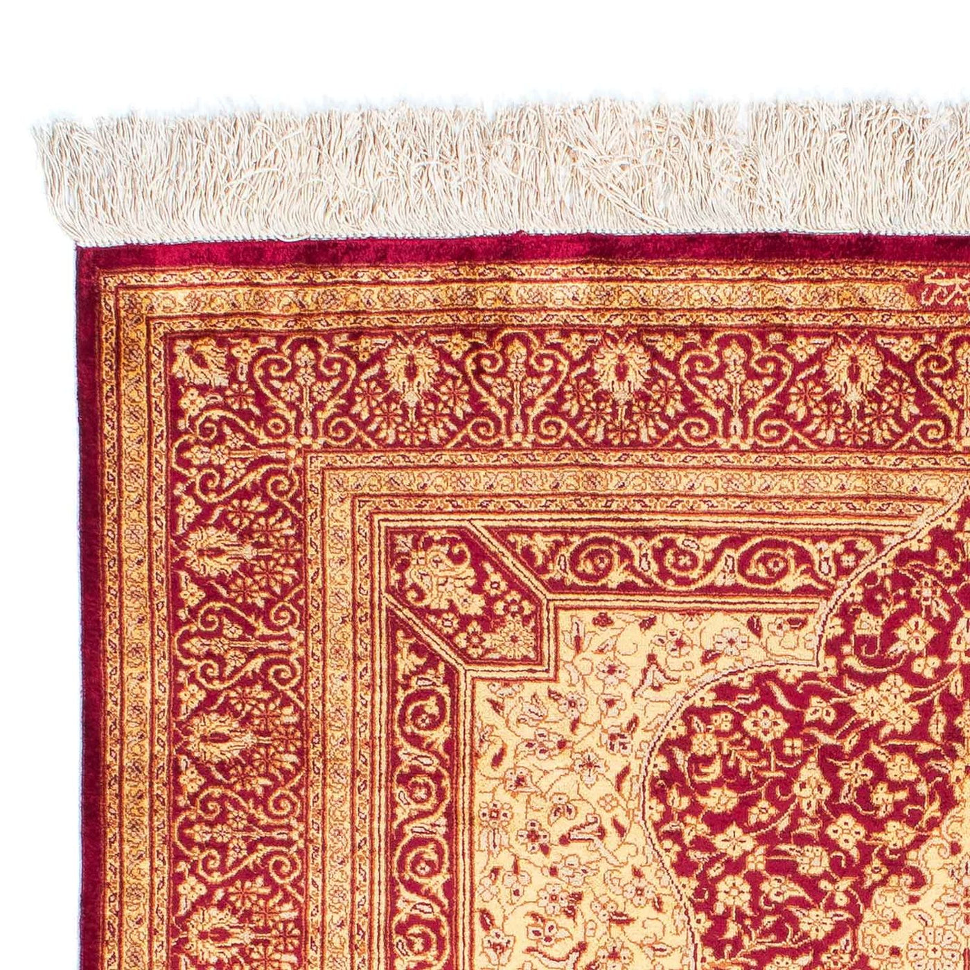 Qom Teppe 147x102cm - Persisk teppe