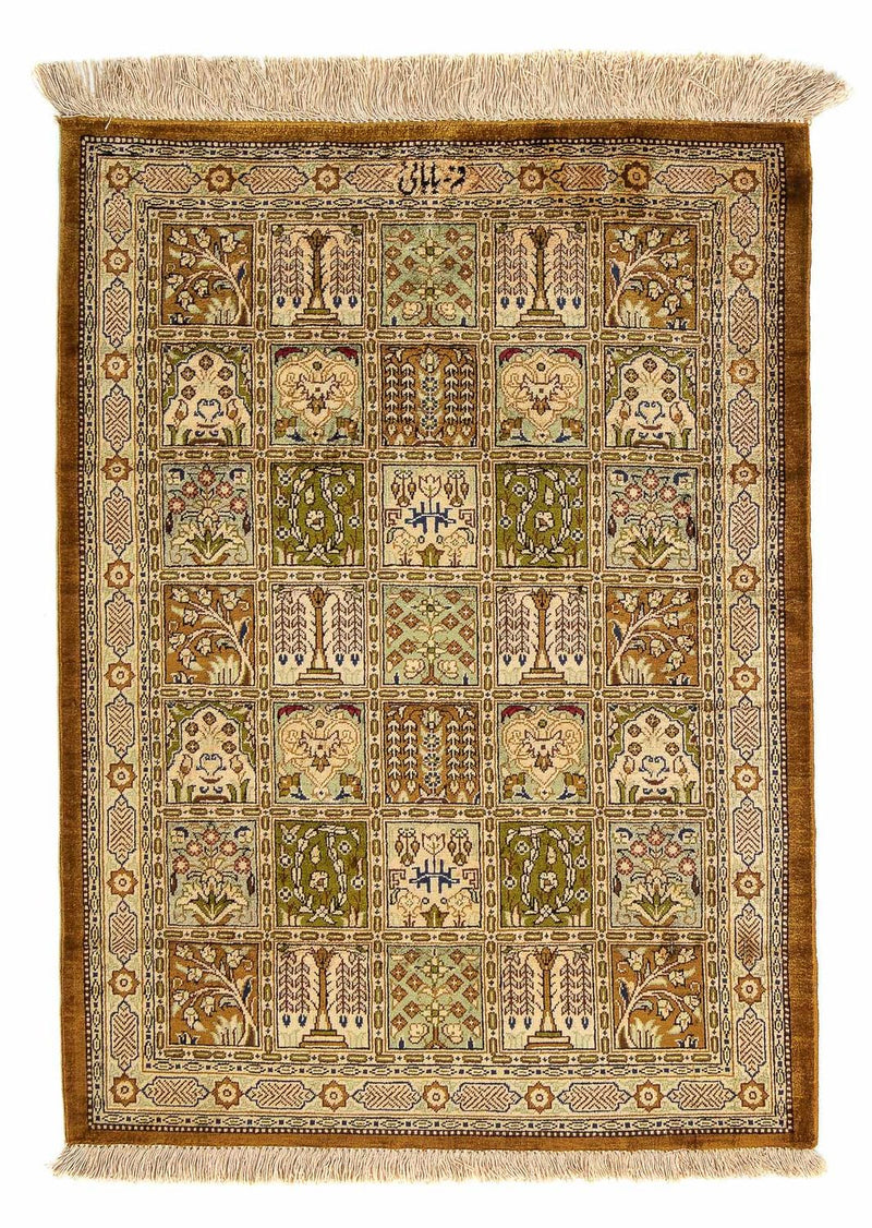 Qom Teppe 56x77cm - Persisk teppe