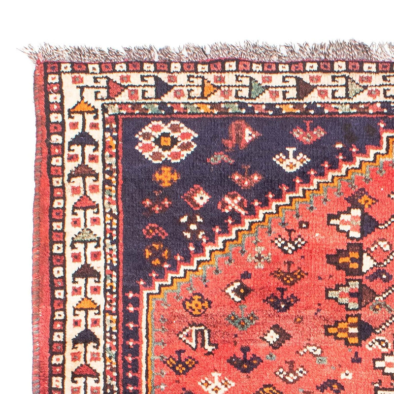 Persisk teppe - Nomadisk - 144 x 115 cm - lys rød