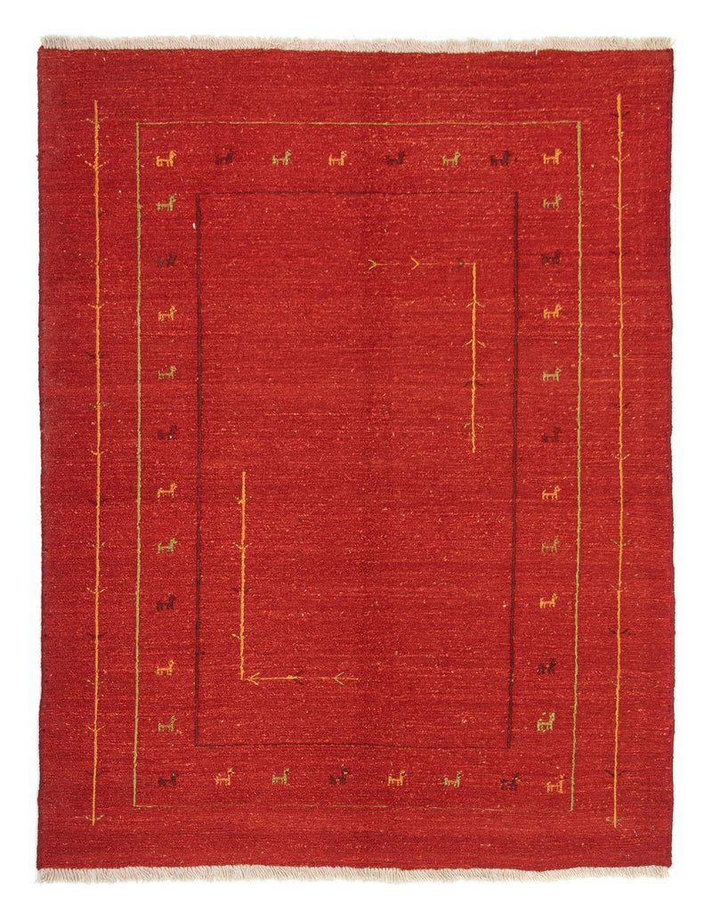 Persisk Gabbeh Teppe 195x151cm - Perserteppich Wollteppich