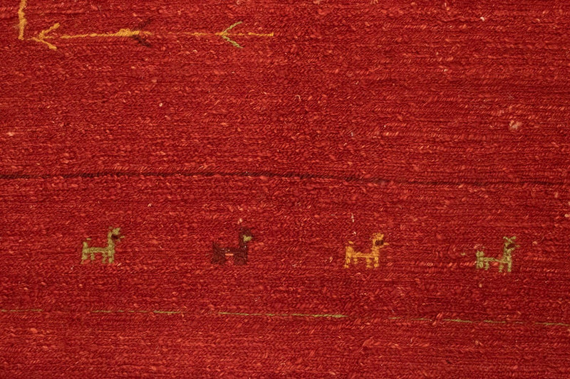 Persisk Gabbeh Teppe 195x151cm - Perserteppich Wollteppich