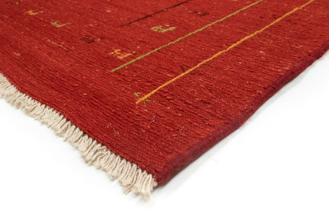 Persisk Gabbeh Teppe 195x151cm - Perserteppich Wollteppich