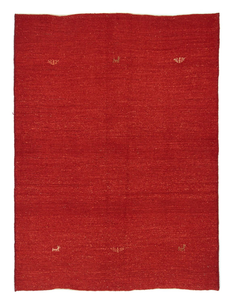 Persisk Gabbeh Teppe 195x147cm - Perserteppich Wollteppich