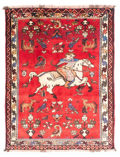 Shiraz Teppe 123x158cm - Persisk teppe
