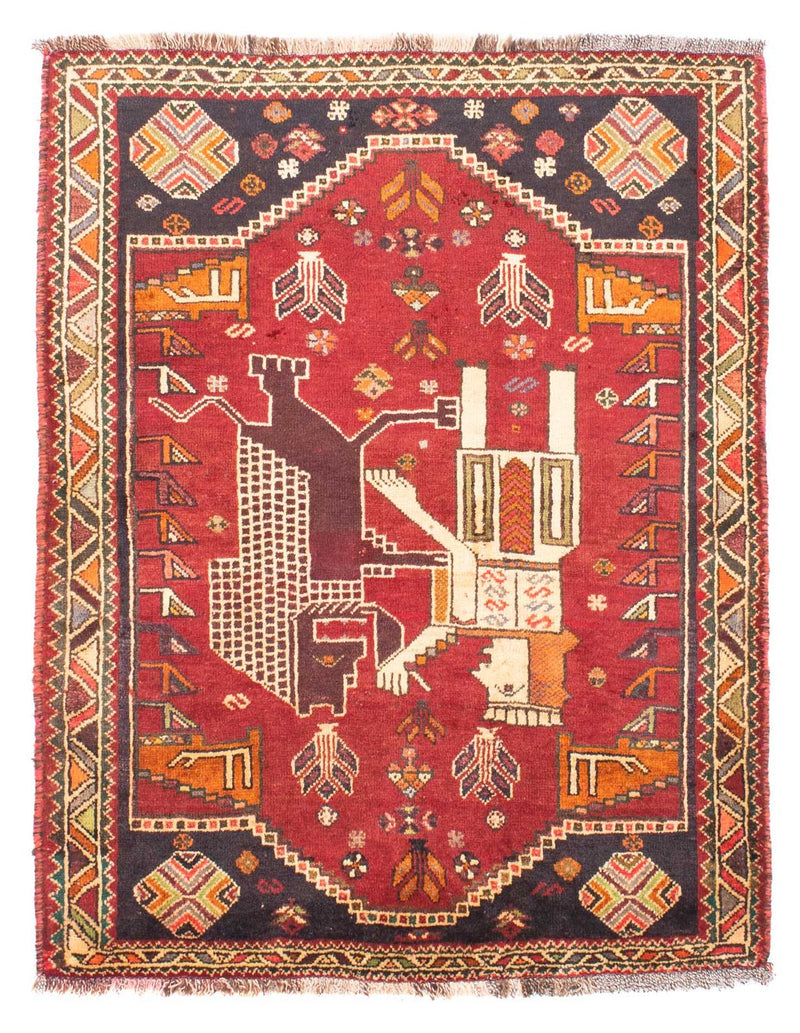 Shiraz Teppe 120x167cm - Persisk teppe