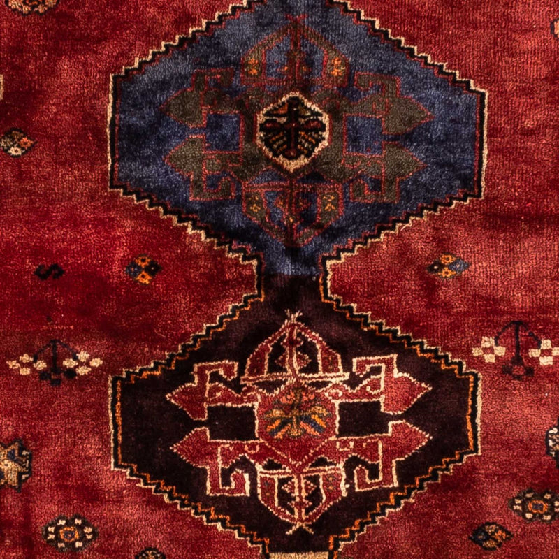 Persisk teppe - Nomadisk - 238 x 174 cm - mørk rød