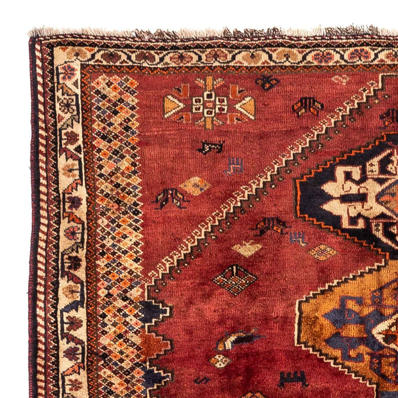 Persisk teppe - Nomadisk - 238 x 174 cm - mørk rød