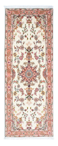 Løper Persisk teppe - Tabriz - Royal - 215 x 81 cm - beige – product image