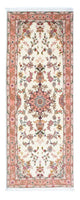 Løper Persisk teppe - Tabriz - Royal - 215 x 81 cm - beige