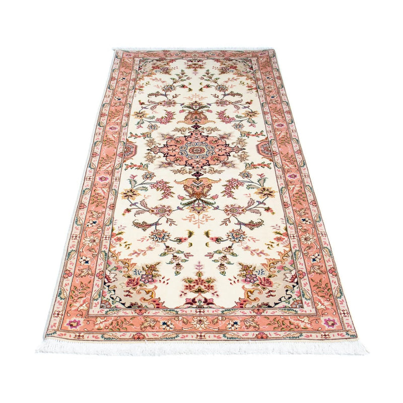 Løper Persisk teppe - Tabriz - Royal - 215 x 81 cm - beige