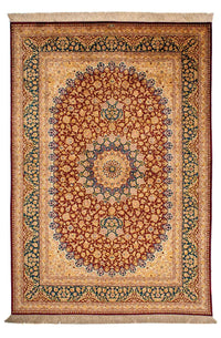 Kinesisk silke Teppe 198x137cm - Persisk teppe – product image