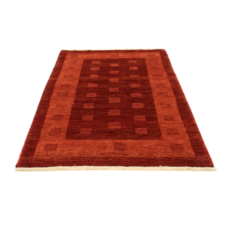 Gabbeh-teppe - persisk - 191 x 120 cm - mørk rød