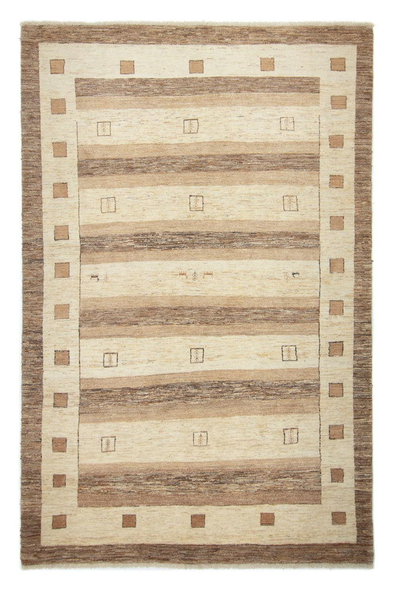 Persisk Gabbeh Teppe 197x295cm - Perserteppich Wollteppich