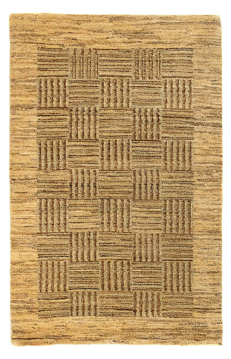 Indo Gabbeh Teppe 94x60cm - Perserteppich Wollteppich