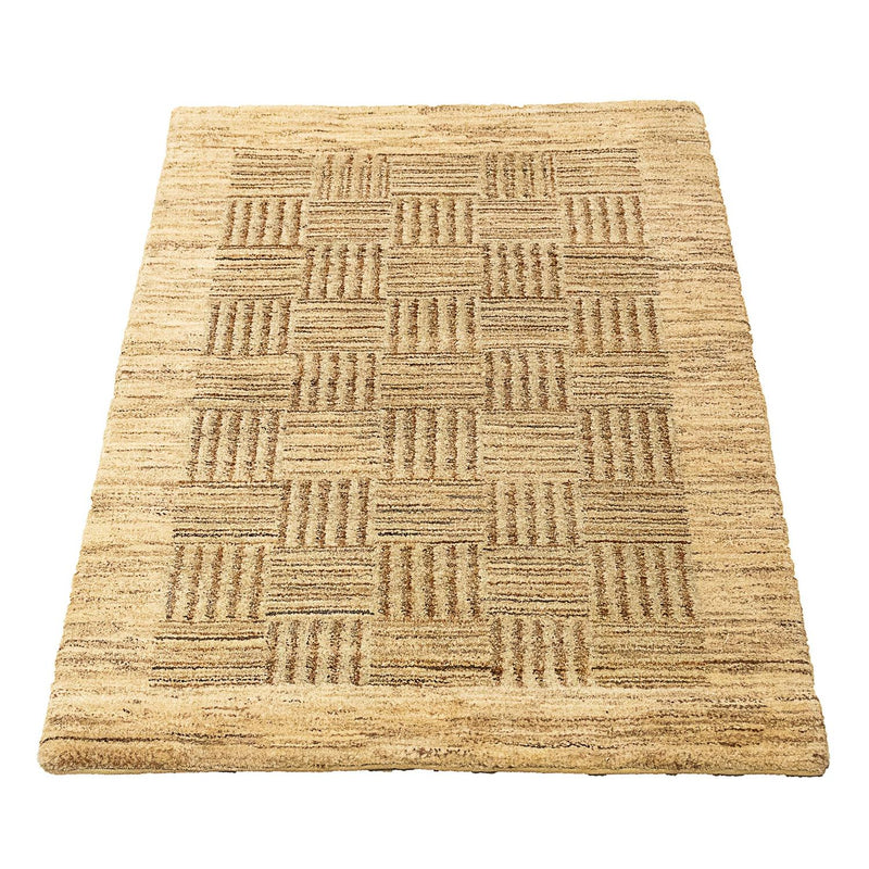 Indo Gabbeh Teppe 94x60cm - Perserteppich Wollteppich