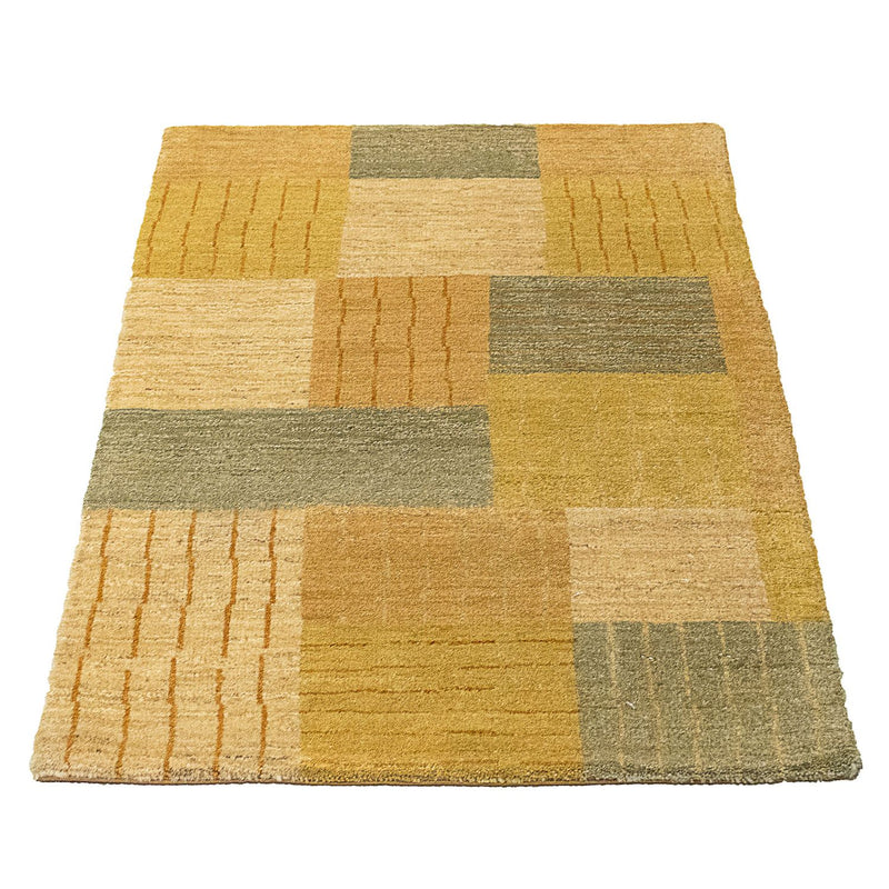 Indo Gabbeh Teppe 91x62cm - Perserteppich Wollteppich