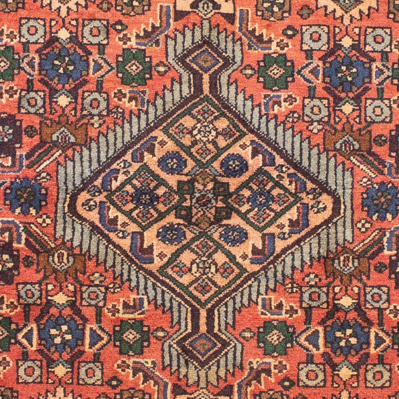 Persisk teppe - Nomadisk - 147 x 100 cm - lys rød