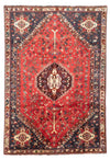Shiraz Teppe 207x302cm - Persisk teppe - Rektangulær / Rød / 207 x 302 cm Rektangulær