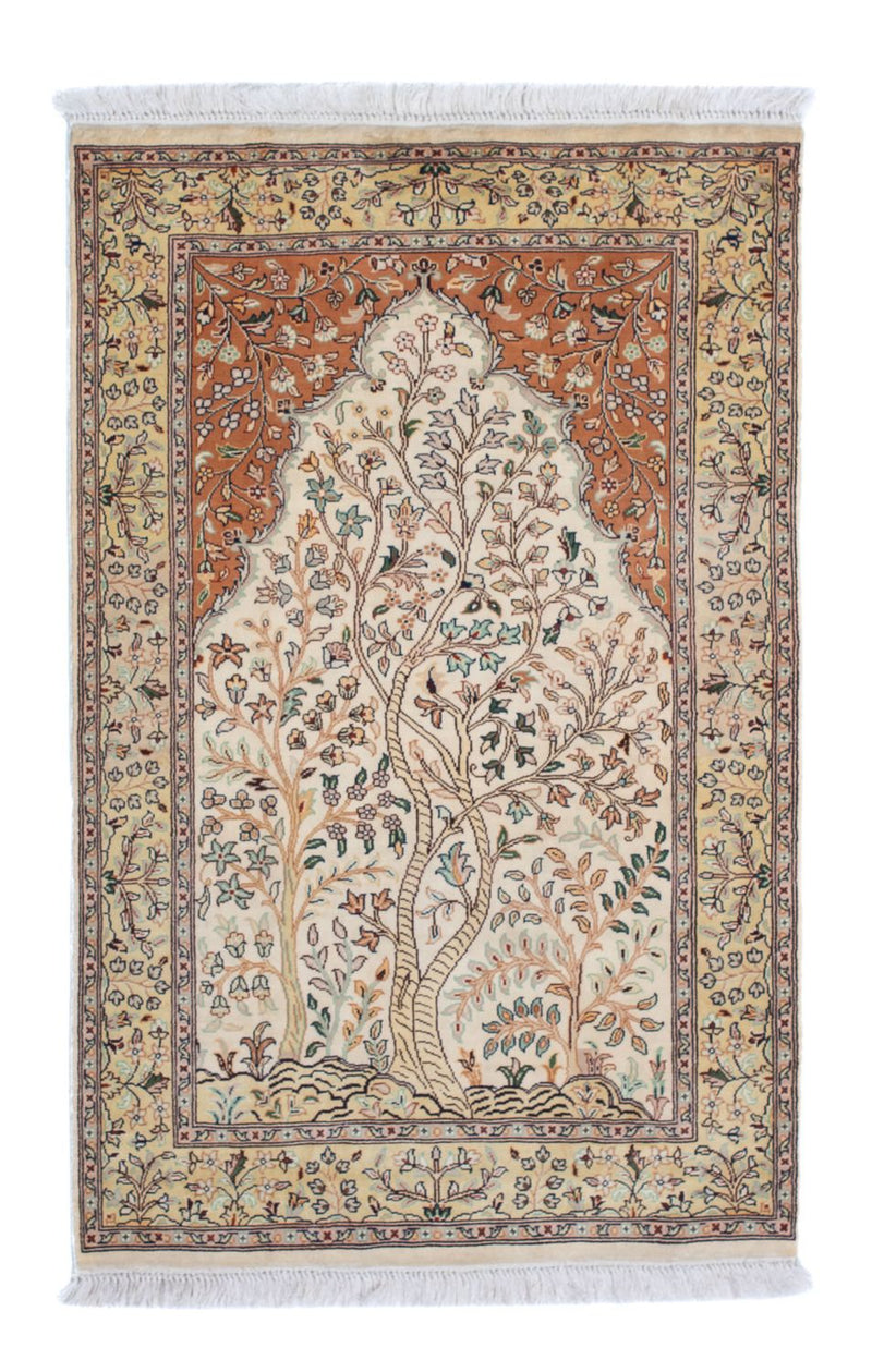 Kashmir silke Teppe 76x124cm - Orientalsk teppe