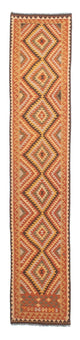 Kilim Maimana Teppe 394x76cm - Ullteppe