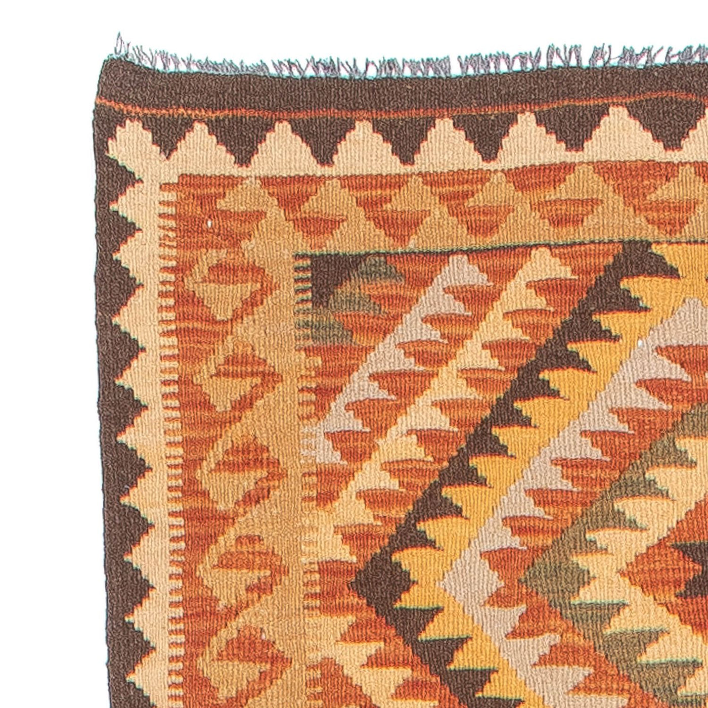 Kilim Maimana Teppe 394x76cm - Ullteppe