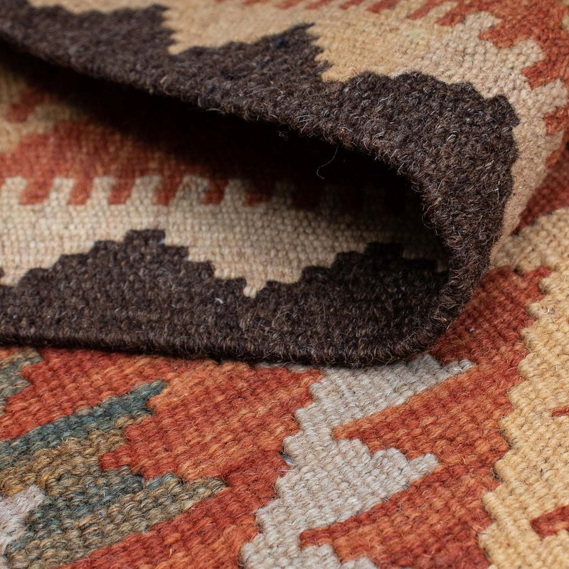 Kilim Maimana Teppe 394x76cm - Ullteppe