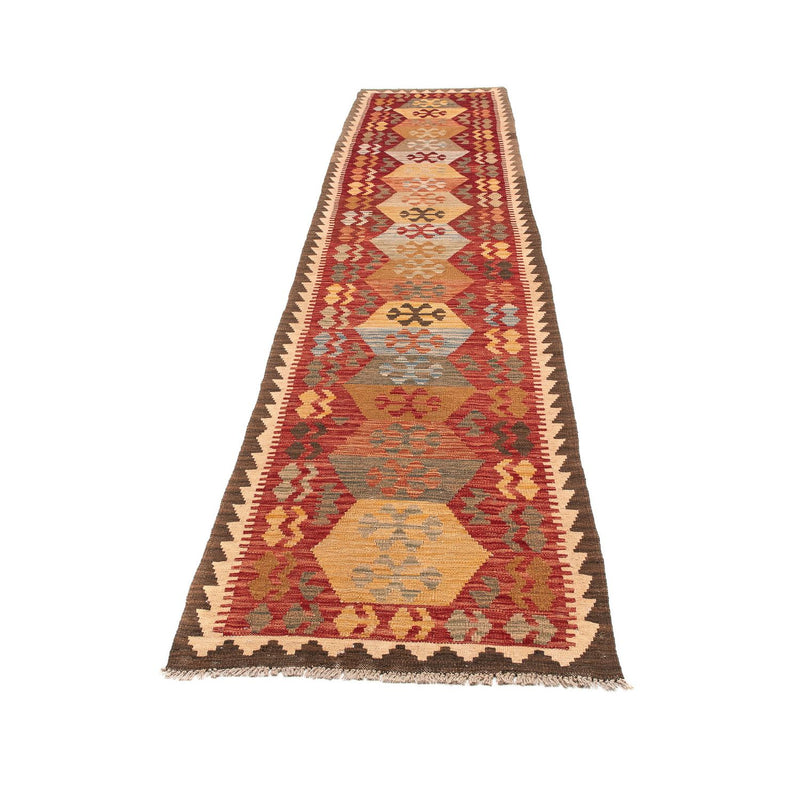 Kilim Maimana Teppe 389x76cm - Ullteppe