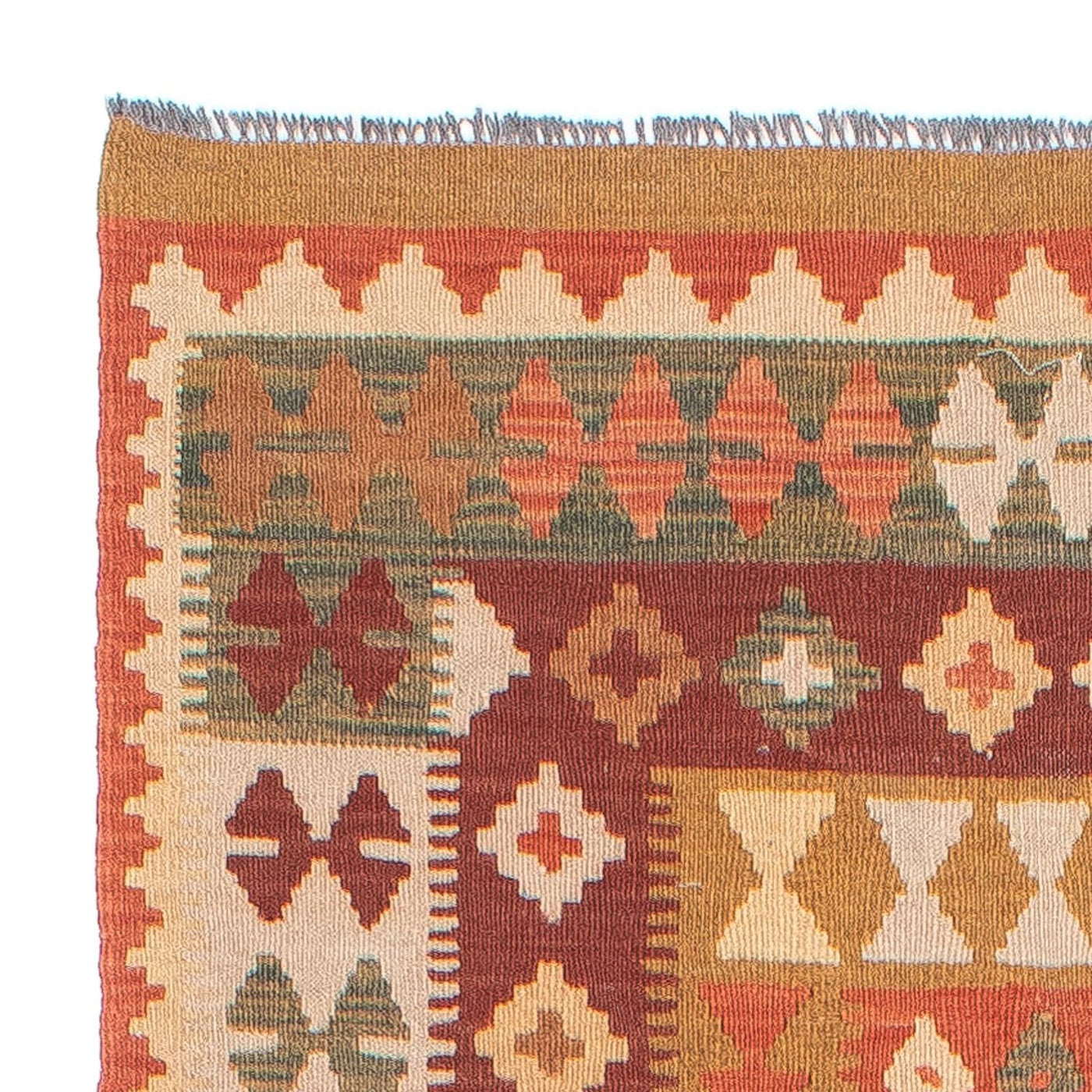 Kilim Maimana Teppe 309x93cm - Ullteppe