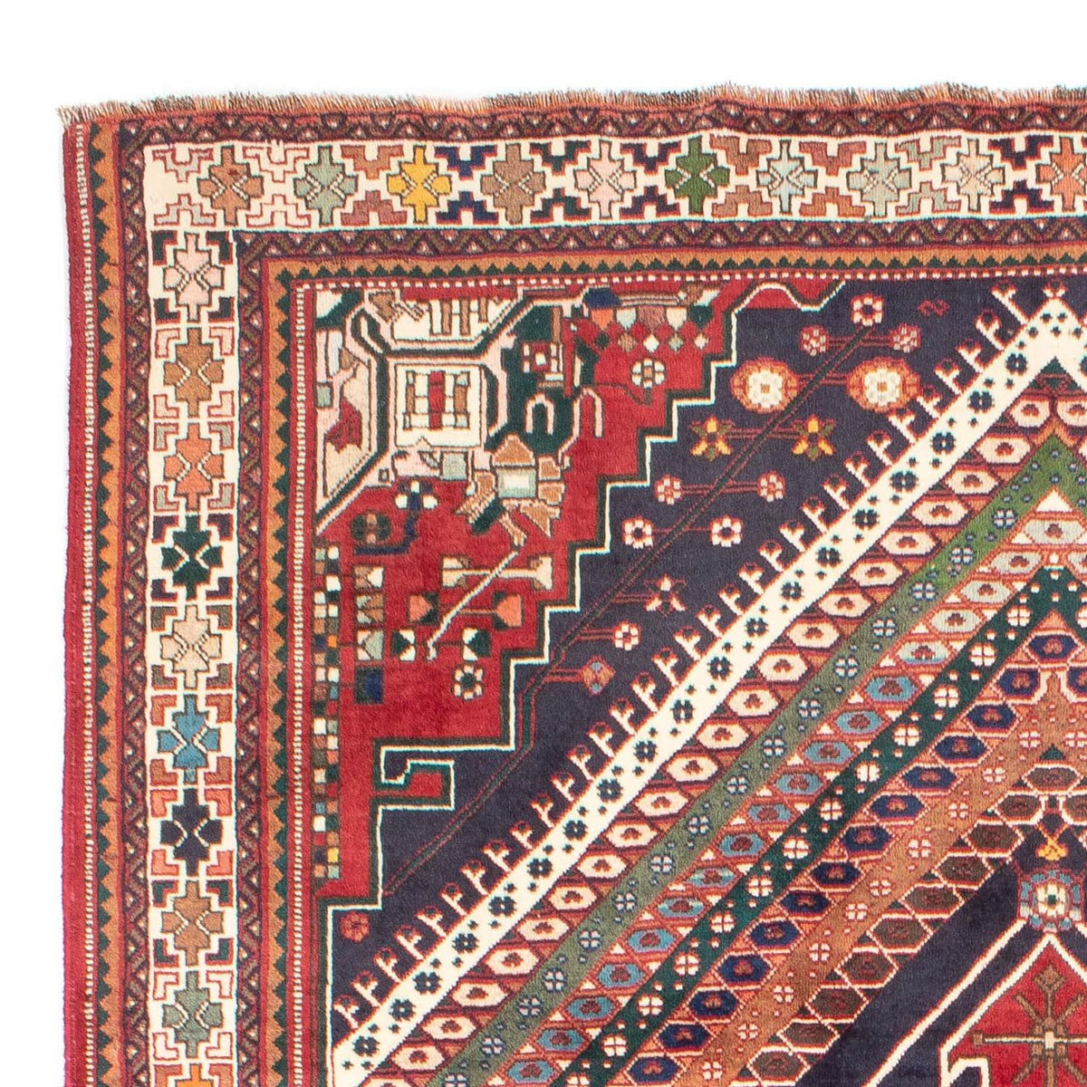 Shiraz Teppe 200x305cm - Persisk teppe