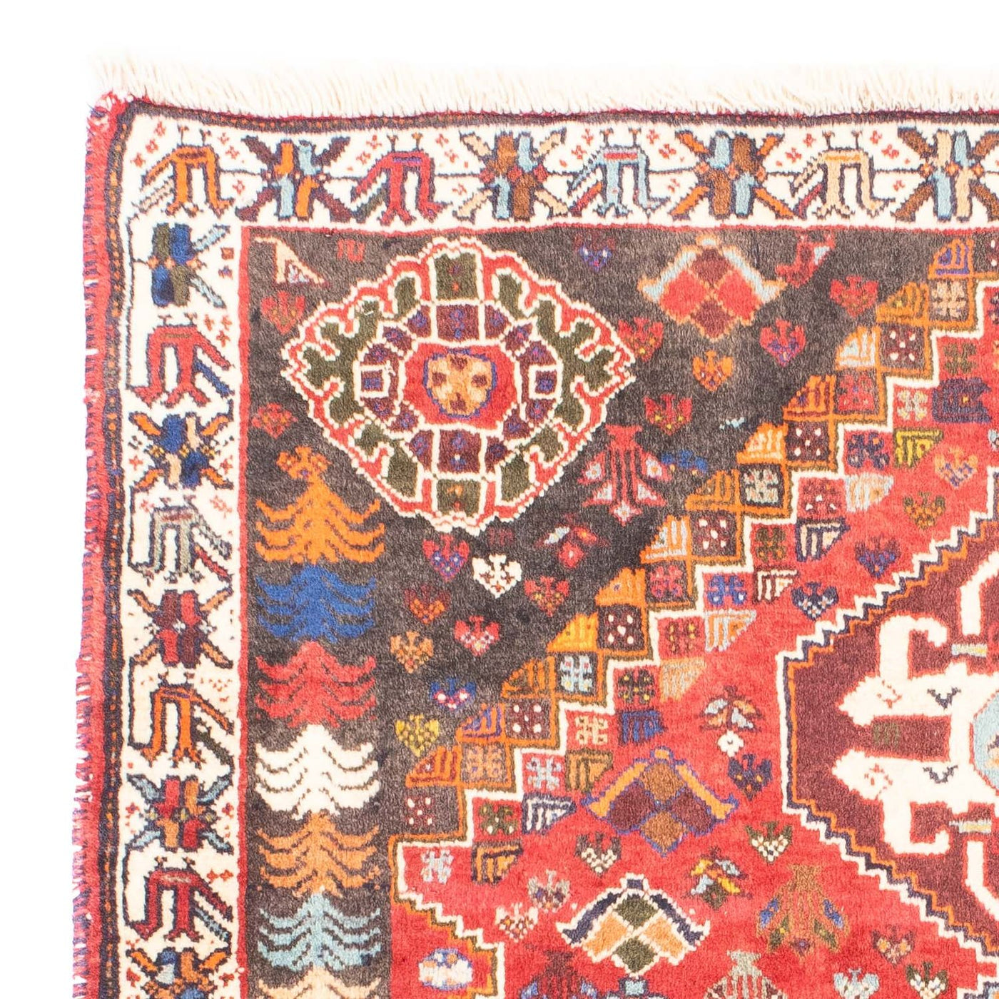Shiraz Teppe 150x120cm - Persisk teppe