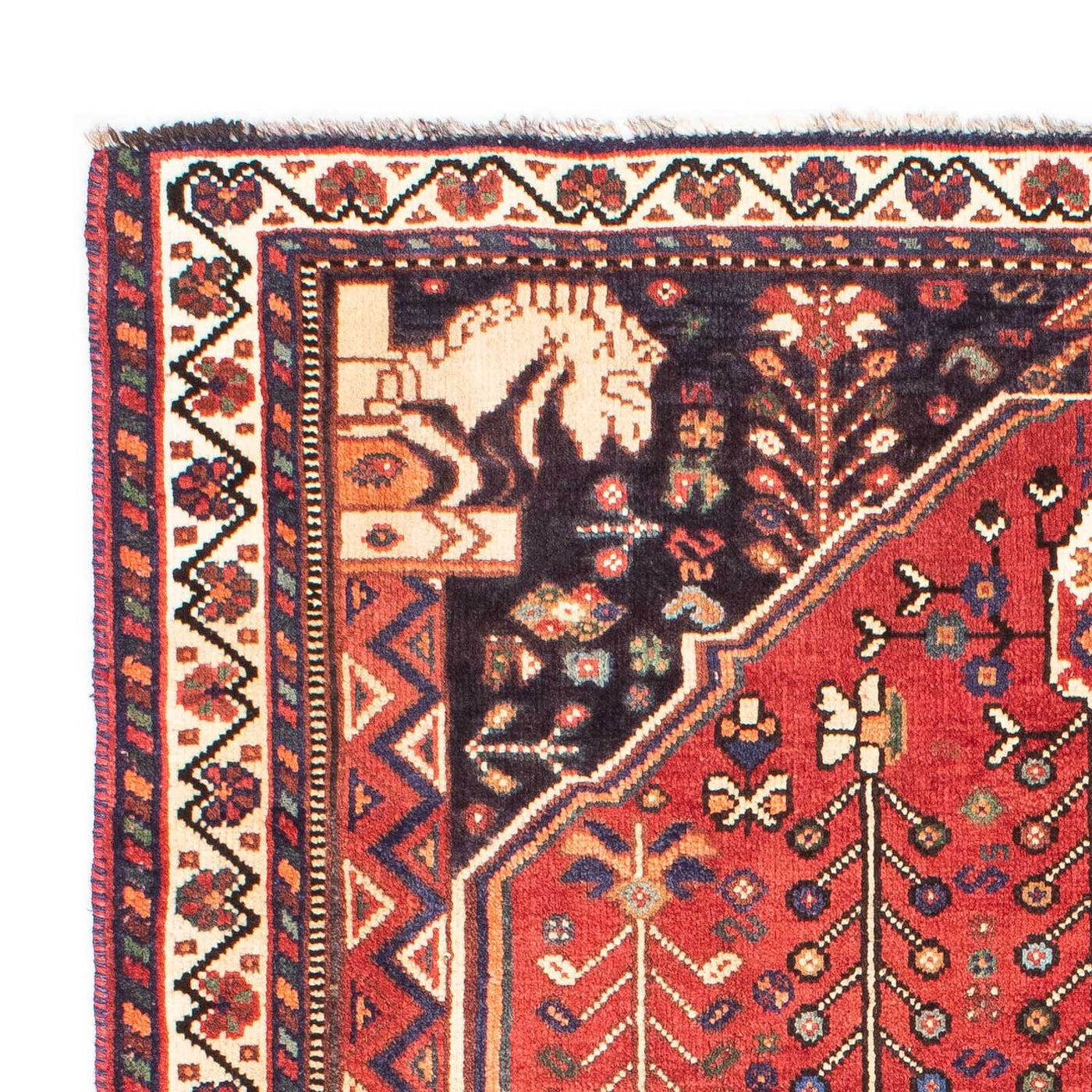 Shiraz Teppe 162x127cm - Persisk teppe
