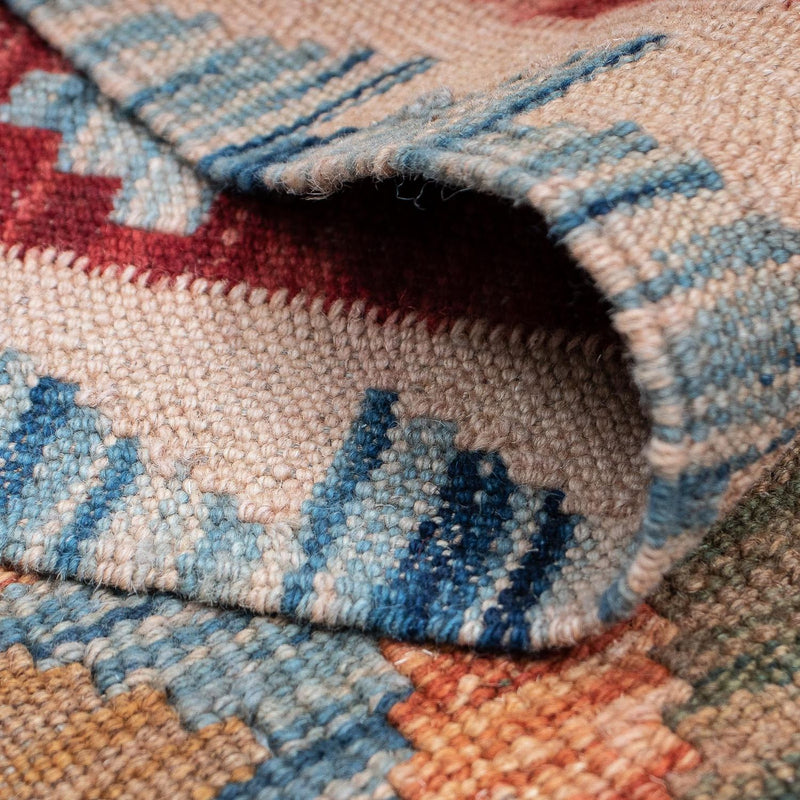 Kilim Maimana Teppe 389x81cm - Ullteppe