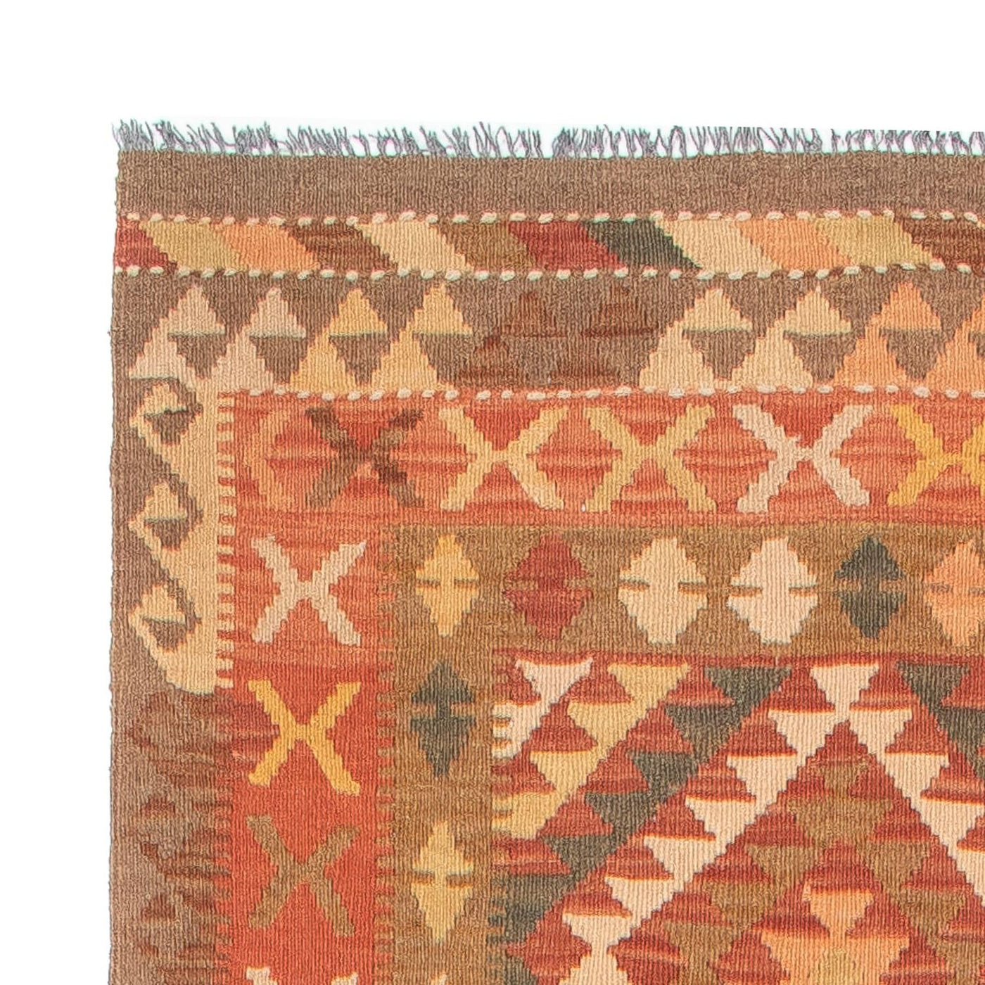 Kilim Maimana Teppe 407x91cm - Ullteppe