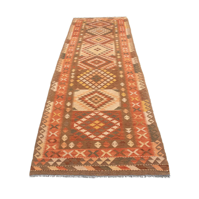 Kilim Maimana Teppe 407x91cm - Ullteppe