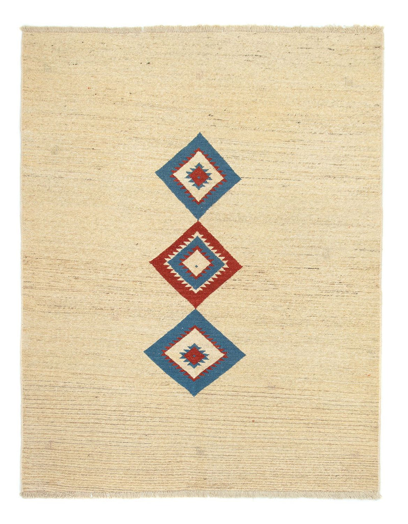 Persisk Gabbeh Teppe 190x148cm - Perserteppich Wollteppich