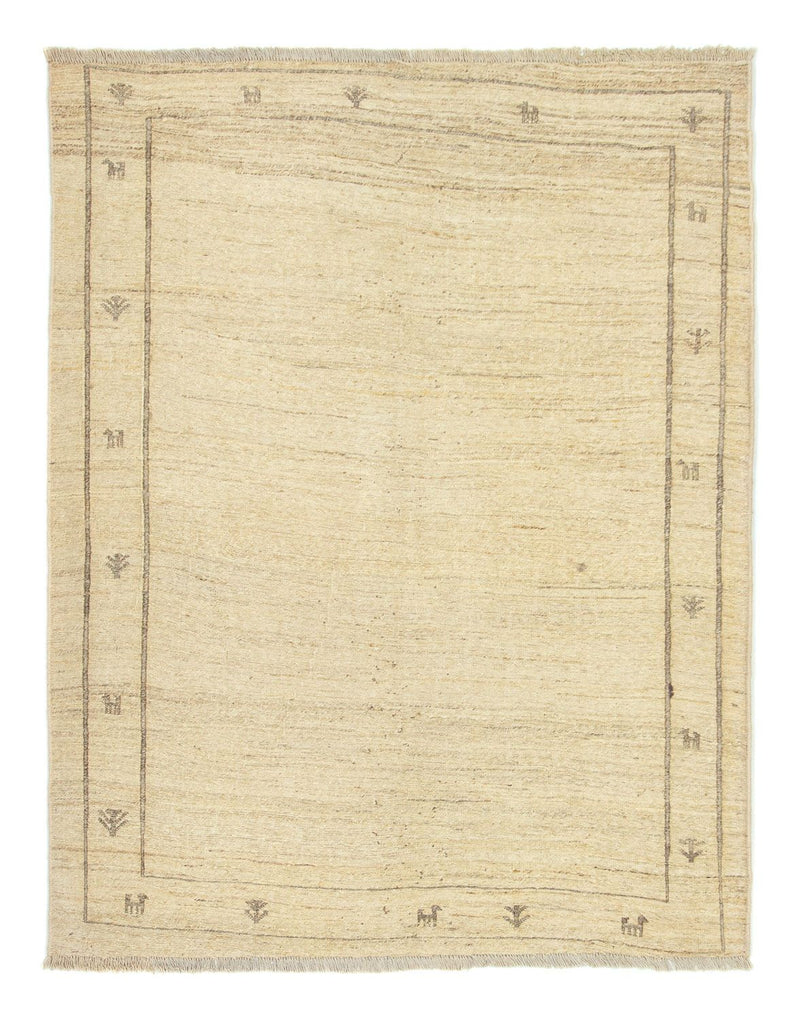 Persisk Gabbeh Teppe 191x150cm - Perserteppich Wollteppich