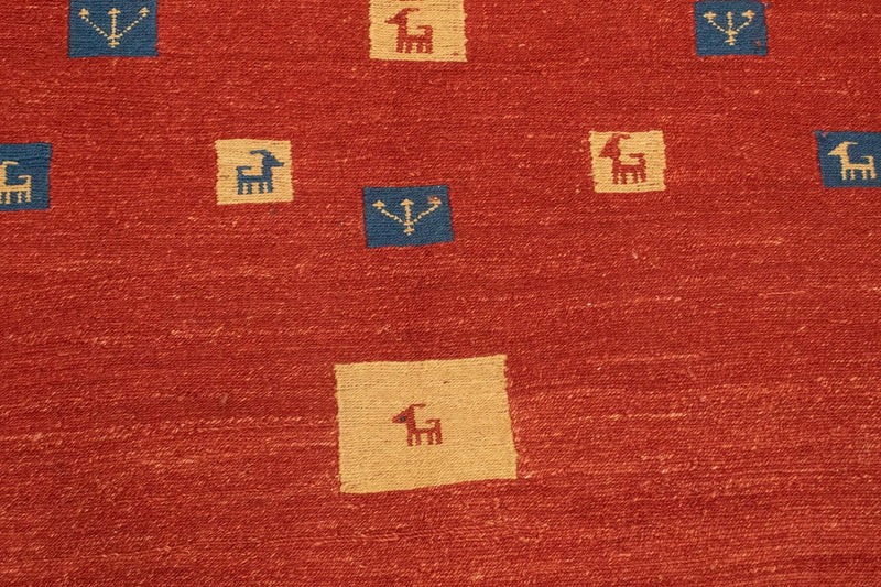 Persisk Gabbeh Teppe 164x225cm - Perserteppich Wollteppich