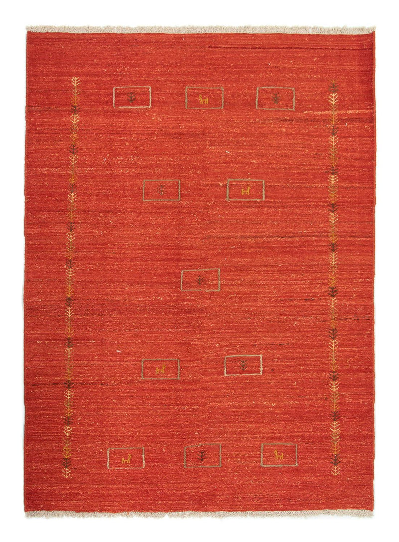 Persisk Gabbeh Teppe 143x198cm - Perserteppich Wollteppich
