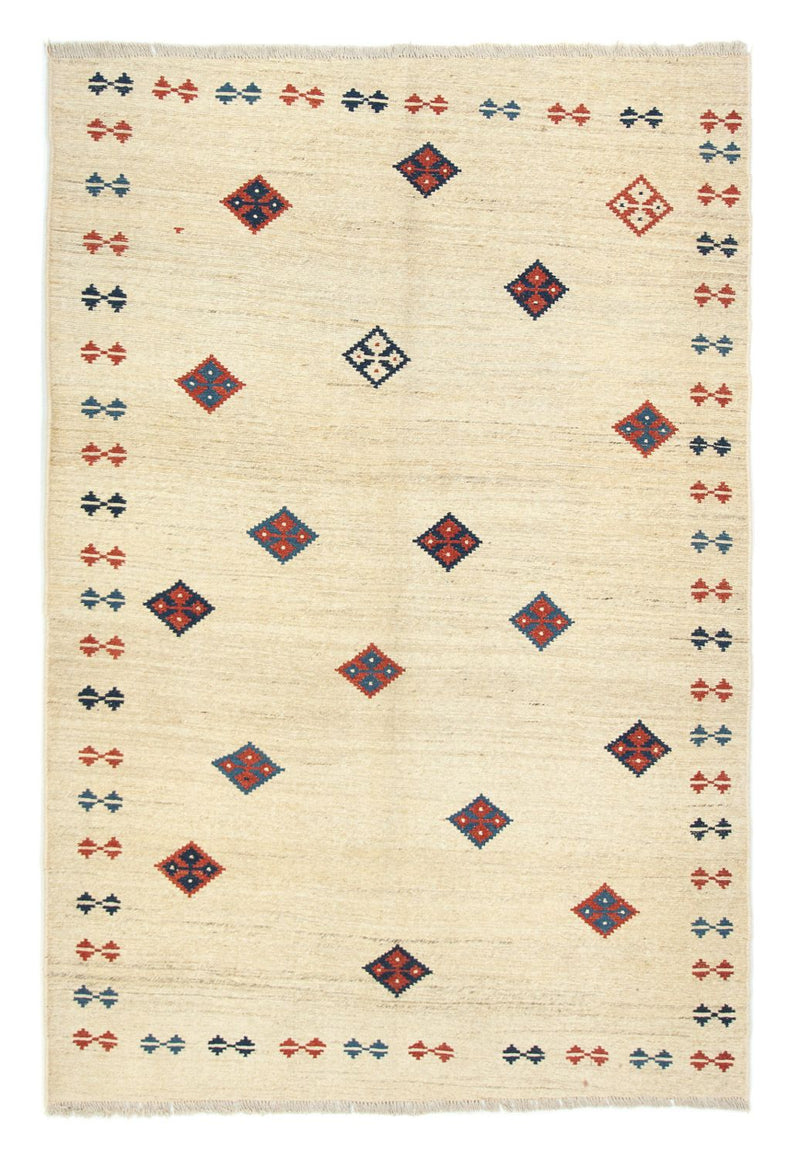 Persisk Gabbeh Teppe 154x232cm - Perserteppich Wollteppich
