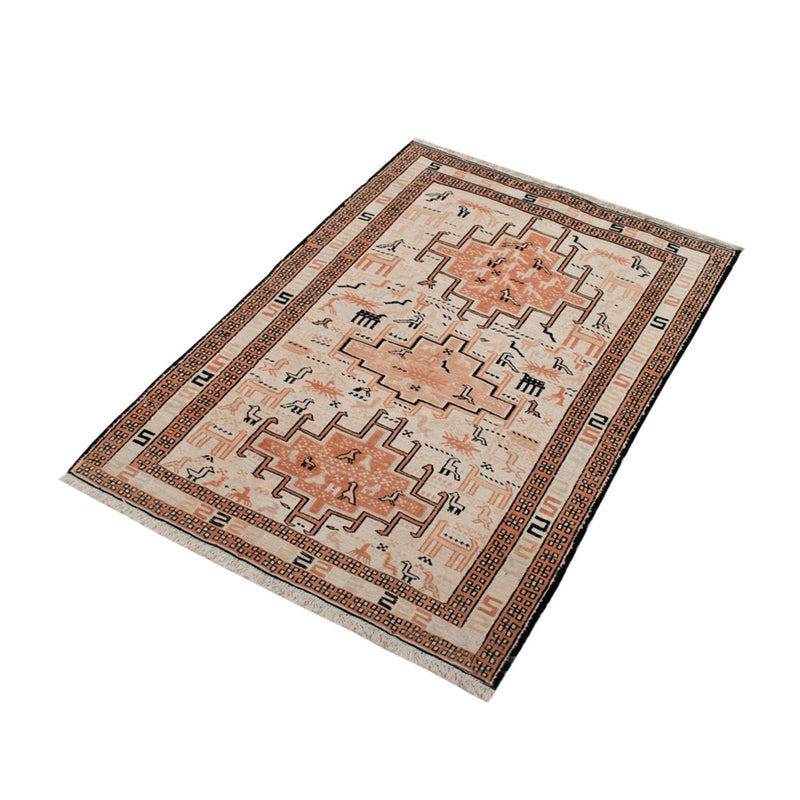 Kelimteppe - Orientalsk - 100 x 71 cm - beige