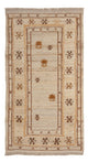 Persisk Gabbeh Teppe 142x73cm - Perserteppich Wollteppich