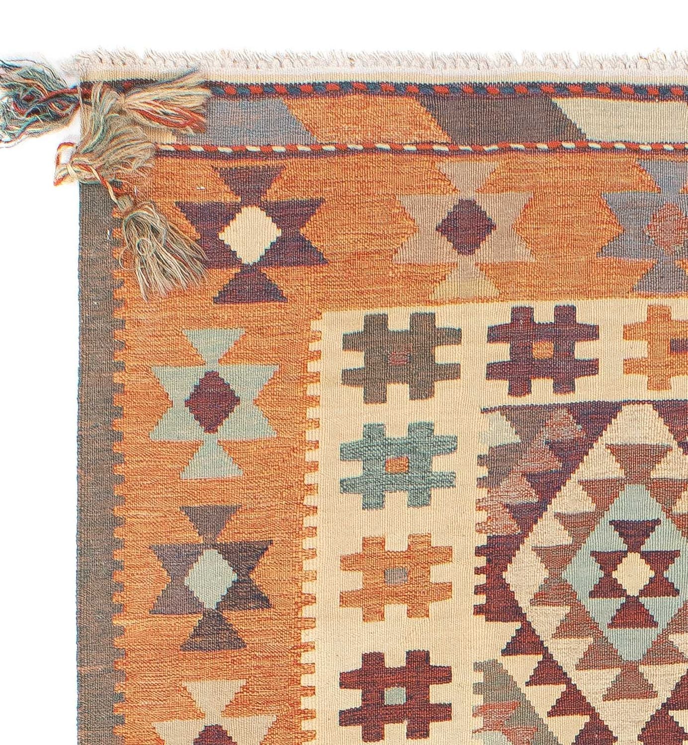 Moderne kilim Teppe 203x146cm - Ullteppe