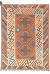 Moderne kilim Teppe 200x147cm - Ullteppe – product image