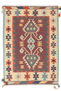 Moderne kilim Teppe 181x121cm - Ullteppe – product image