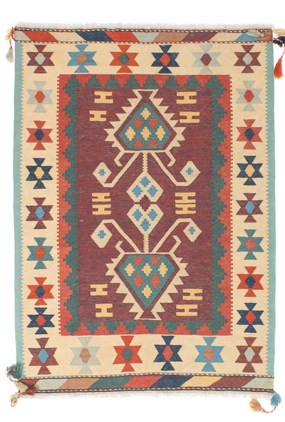 Moderne kilim Teppe 121x181cm - Ullteppe