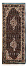 Tabriz Teppe 73x196cm - Persisk teppe - Løper / Mørkeblå / 73 x 196 cm Løper