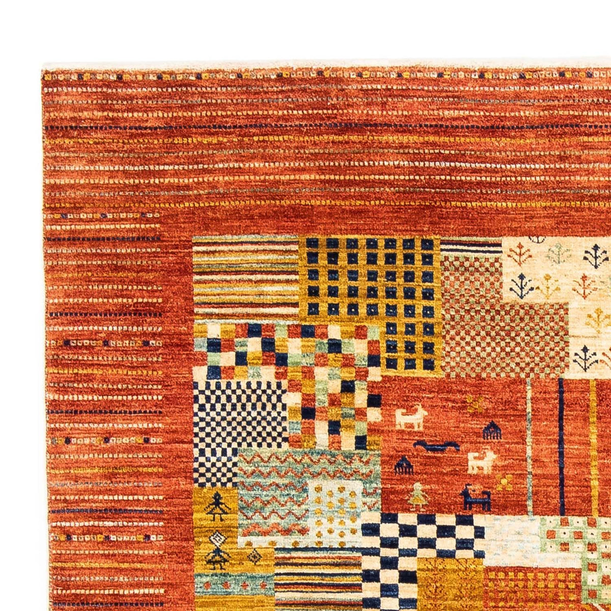 Loribaft Teppe 170x228cm - Perserteppich Wollteppich