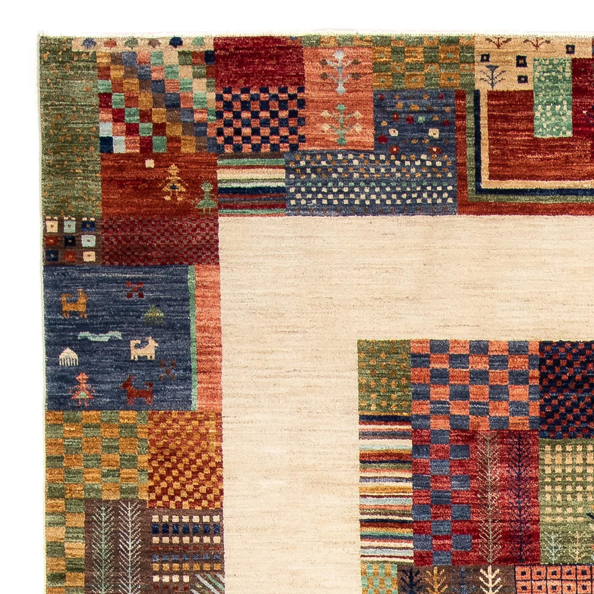 Loribaft Teppe 200x290cm - Perserteppich Wollteppich
