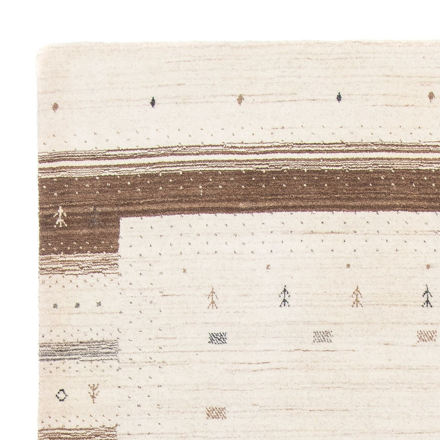 Loribaft Teppe 200x145cm - Ullteppe